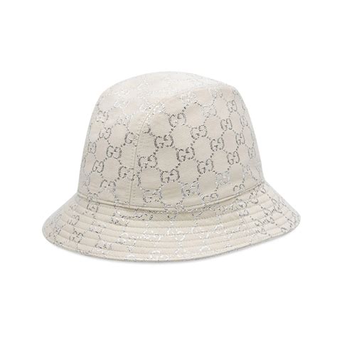 mens white gucci bucket hat|gucci bucket hat with string.